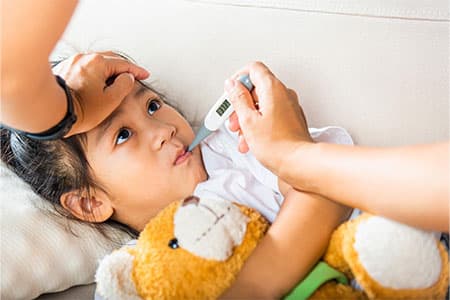 Kids with Viral Fever - Its a plus