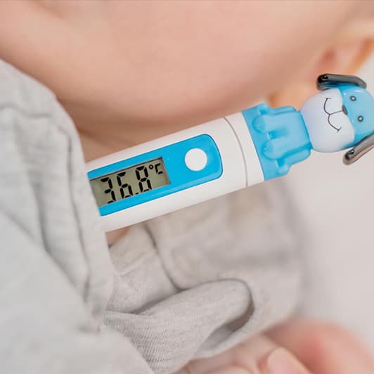 measurment of baby’s temperature - Its a plus