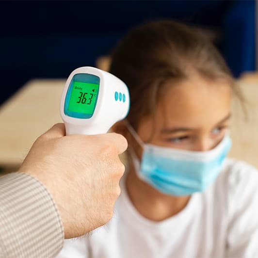 Non-Contact Infrared Thermometers - Its a plus